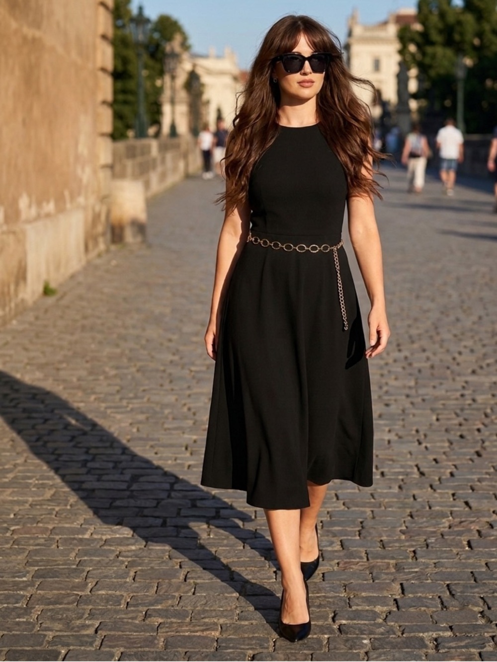 🟡CLEARANCE Gold Oval Link Waist Chain Belt Y2K Boho Chic Minimalist| Adjustable
